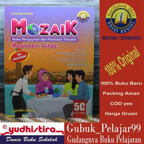 Jual Mozaik Tematik Kelas C Sd Mi Revisi Terbaru Yudhistira Original