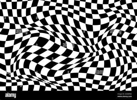 Checkerboard Optical Illusion Stock Vector Images Alamy