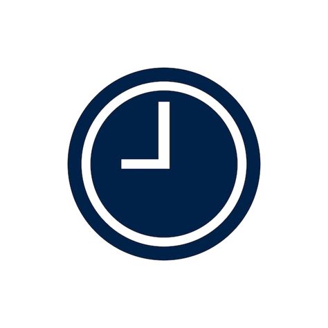 Zeit Und Uhr Symbol Vektor Illustration Premium Vektor