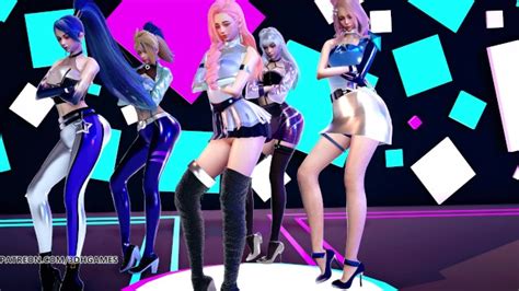 Mmd Exid Ddd Hot Kpop Dance Ahri Akali Evelynn Kaisa Seraphine