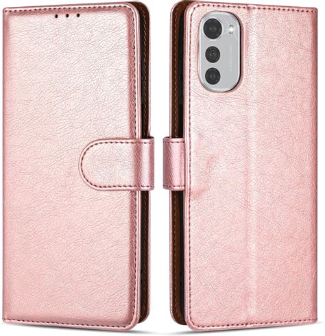 Case Collection Pour Motorola Moto E32 Coque De Telephone En Cuir De