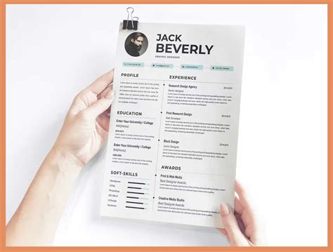 20+ Best Free Creative Resume Templates (Word) - Designer Hub