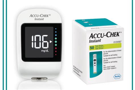 Roche Muestra Accu Chek Instant Medidor De Glucosa En Sangre Vision