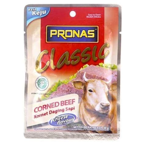 Pronas Classic Corned Beef Cheese G Lazada Indonesia