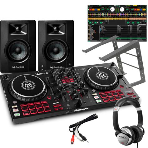 Numark Mixtrack Pro FX BX3 Speakers Bundle Deal The Disc DJ Store