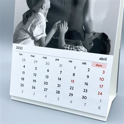 Calendario Personalizado Sobremesa X Blanco Teamfoto Es