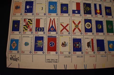 United States Bicentennial Flag Stamps Unused State Flags Etsy