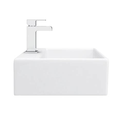 Cubetto Wall Hung Small Cloakroom Basin Online At Victorian Plumbing