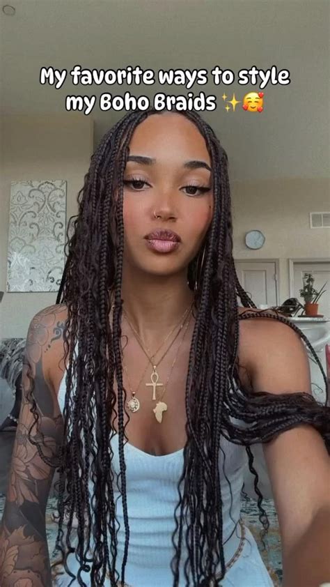 Pin By Demetria Smith On Braids Loc Styles In 2024 Boho Braids