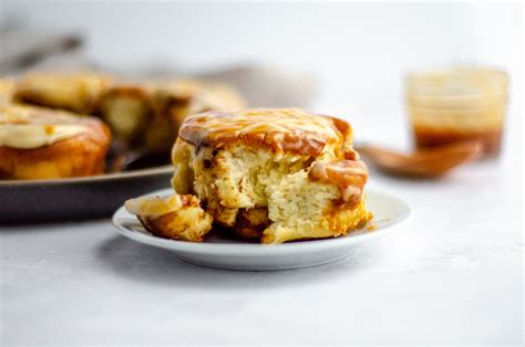 Caramel Rolls With Caramel Cream Cheese Frosting