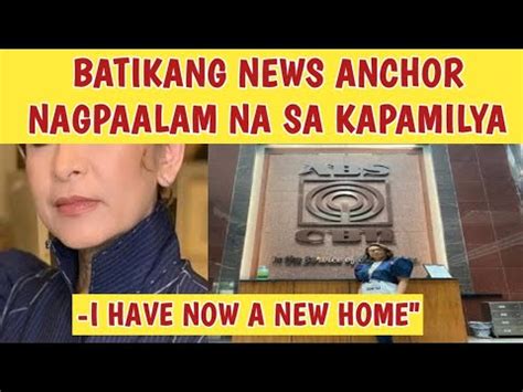 Batikang News Anchor Nagpaalam Na Sa Kapamilya Network Youtube