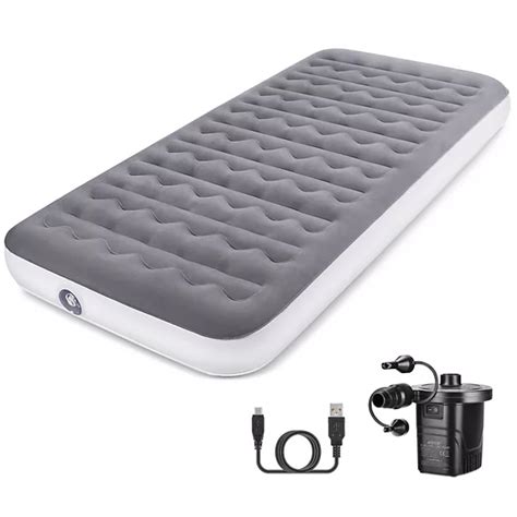 Camping Inflatable Mattress With Electric Air Mattress Pump