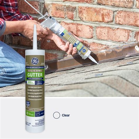 Gutter & Exterior Silicone 2® Sealant for Gutter Caulking Projects