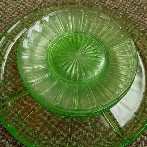 Depression Glass Tea Etsy