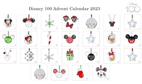 Swarovski Cystal Disney 100 Advent Calendar 2023 Art No 5655099 EBay