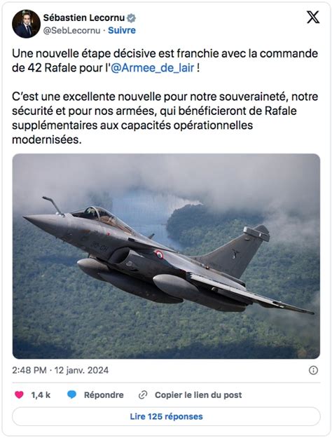 Rafale La France Commande Avions De Combat Suppl Mentaires