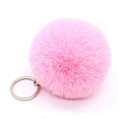 Pompon Brelok Futro Keychain Zawieszka Do Kluczy Allegro Pl