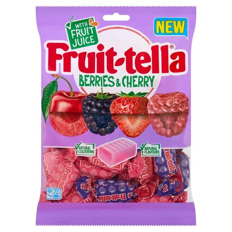 Fruitella Berries & Cherry Sweets 170G - Tesco Groceries