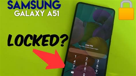 Samsung Galaxy A51 Reset Forgot Password Screen Lock Bypass Pin