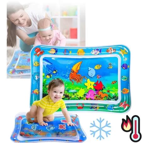 Alfombra De Agua O Inflable Sensorial Para Bebe Cojin Cuotas Sin Inter S