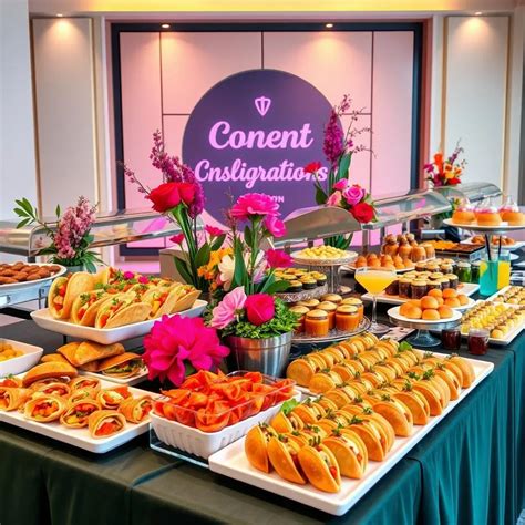 Amazing Corporate Buffet Ideas With Themed Decorations Buffet Inspiration