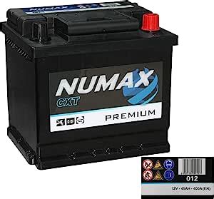 Amazon Fr Numax Premium Batterie Voitures 12V 45Ah 400 Amps En