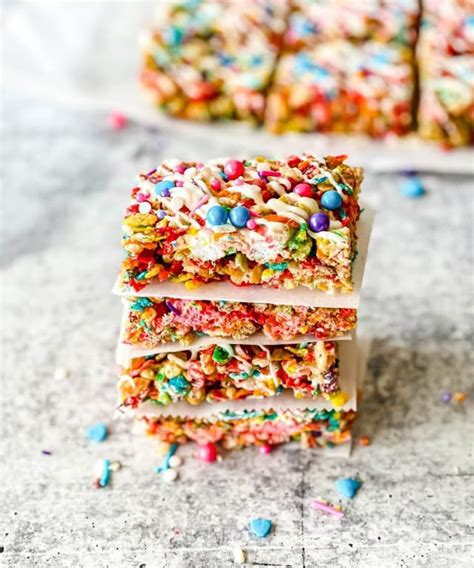 Rainbow Rice Krispie Treats Punchfork