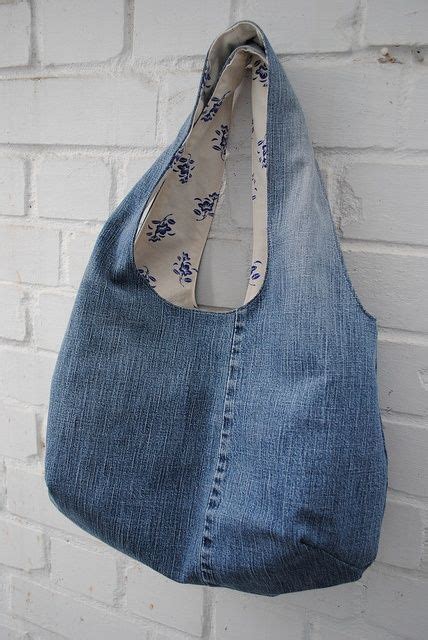 Un Autre Sac En Jean Avec Le Tuto Tutoriel Sac Tote Pinterest