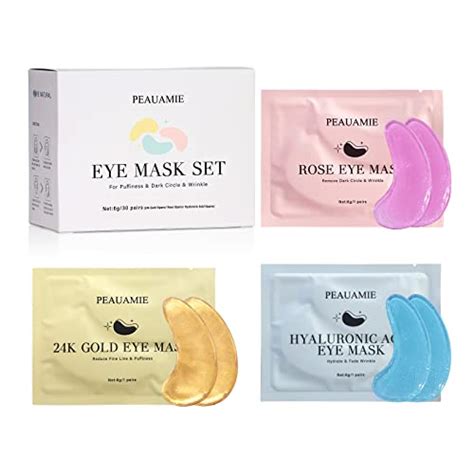 Revitalize Your Eyes With PEAUAMIE Under Eye Patches 30 Pairs Of Gold