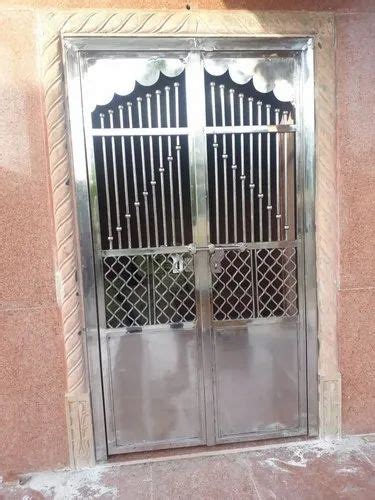 Swing Silver Temple Stainless Steel Gate At ₹ 320 Kg In Jodhpur Id