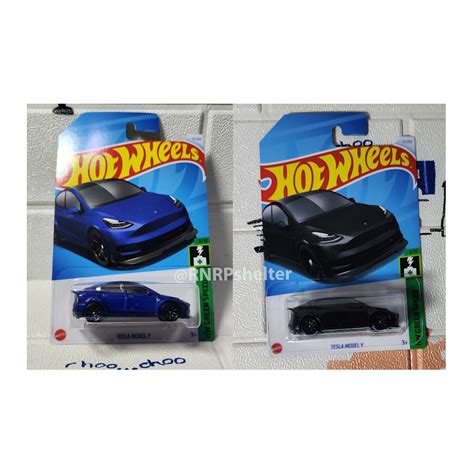 MATTEL HOT WHEELS HOTWHEELS 壓鑄風火輪風火輪原裝美泰特斯拉 Model Y HW 綠色速度 蝦皮購物