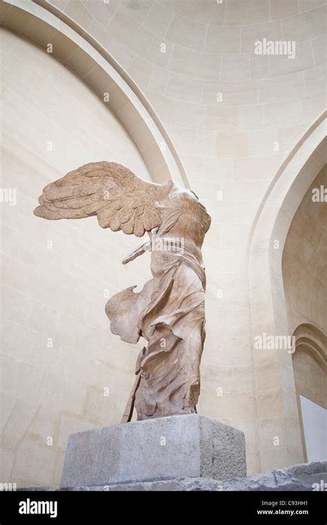 The Winged Victory Of Samothrace Louvre Paris Hi Res Stock Photography