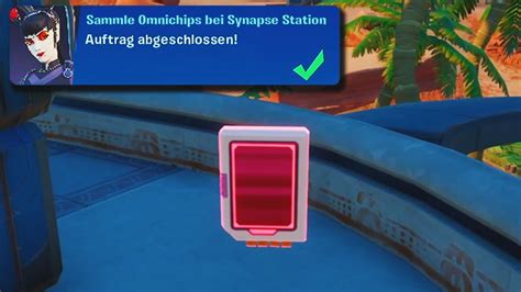 Sammle Omnichips Bei Synapse Station Alle 3 Orte Fortnite Omnischwert Aufträge Youtube