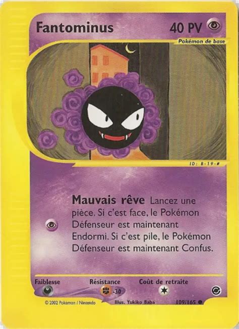 Fantominus Expedition Carte Pokemon Poke Cartes