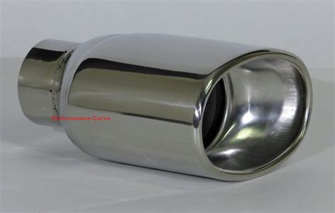 Stainless Steel Exhaust Tip Dw Oval Resonated 2 5 In 5 5 X 3 5 Out Ebay