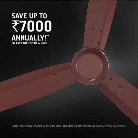 Crompton Energon Groove With Remote Mm Bldc Ceiling Fan At