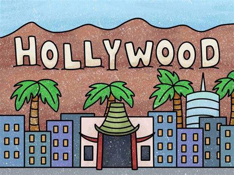 How To Draw Hollywood Helloartsy