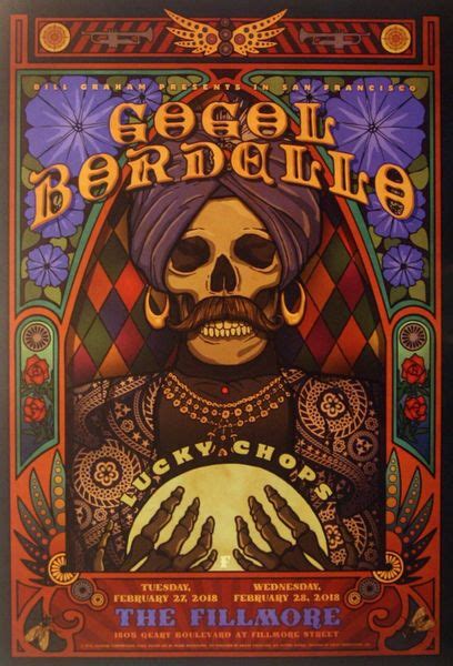 Gogol Bordello - The Fillmore - February 27 & 28, 2018 (Poster ...