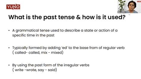 Past Tense: Types, Usage & Examples - Yuno Learning