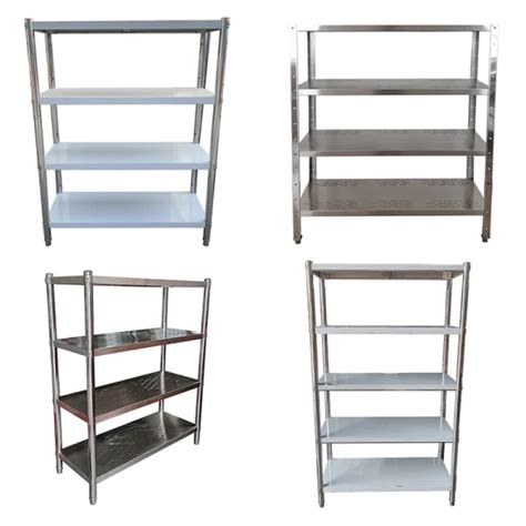 Sales Promotional Shelving Four Shelves Stainless Steel Kitchen Rack As