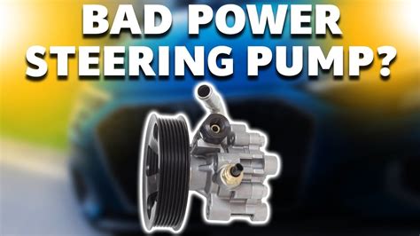 Symptoms Of A Bad Power Steering Pump Causes And Fixes Youtube