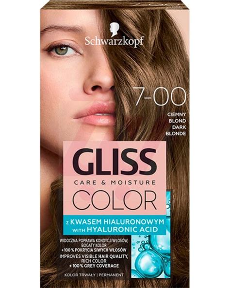 SCHWARZKOPF GLISS COLOR FARBA DO WŁOSÓW CIEMNY BLOND 7 00 NoweZakupy