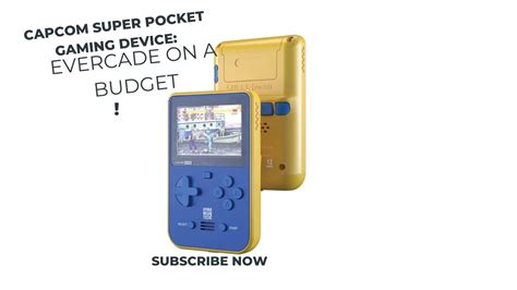 Capcom Super Pocket Gaming Device Evercade On A Budget Youtube