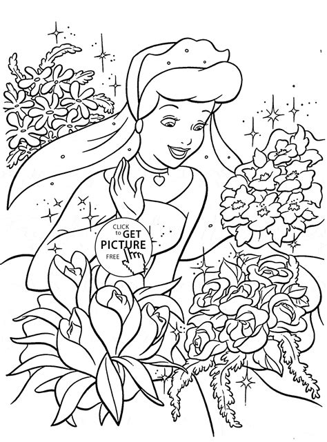 Free Printable Disney Princesses Coloring Pages