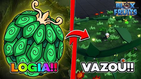 NOVA FRUTA LOGIA VAZOU UPDATE 20 BLOX FRUITS YouTube