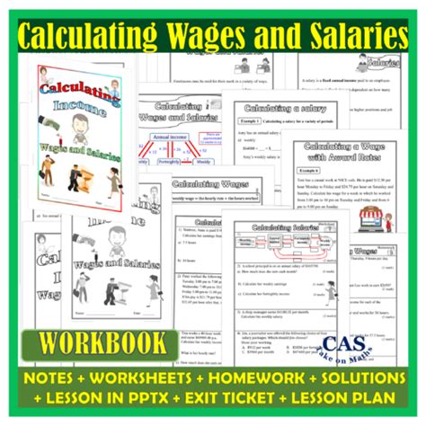 Financial Maths Calculating Wages And Salaries Workbook Exit