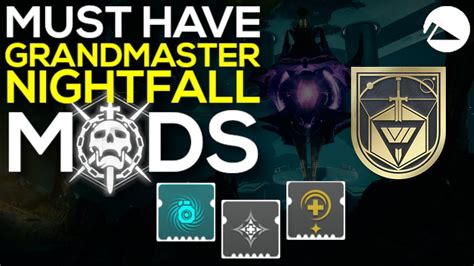 Grandmaster Nightfall Mods Guide Easy Conqueror Title Builds Destiny 2 Youtube