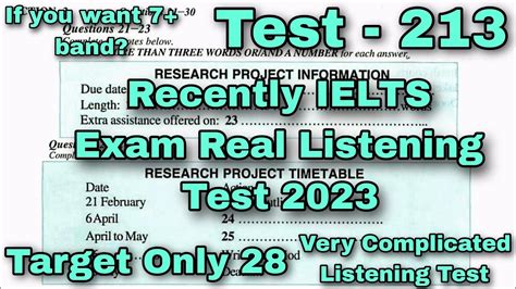 VERY HARD LISTENING TEST 2022 BC IDP REAL IELTS LISTENING TEST