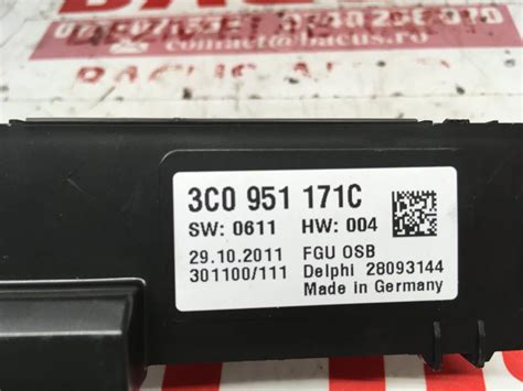 Senzor alarma VW Passat B7 cod 3c0951171c Dezmembrări auto Bacus