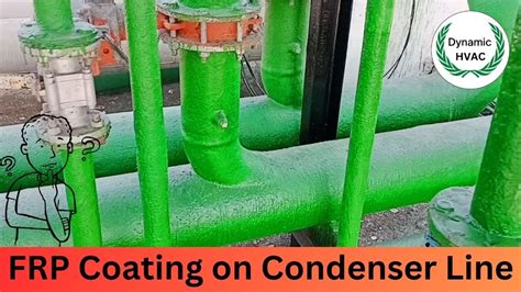 Frp Coating On Condenser Line In Hindi Youtube